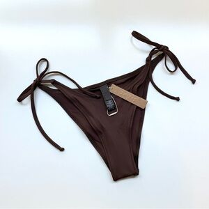 Skims brand new with tags dipped tie cocoa bikini bottom - Size   XS